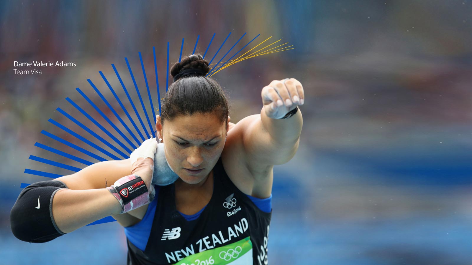 Dame Valerie Adams - Team Visa