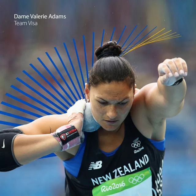 Dame Valerie Adams - Team Visa